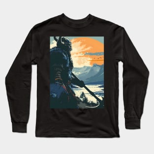 Saga of the Norse: Viking Exploration, Epic Tales, and Anime-Manga Heritage in Vinland Saga Art Long Sleeve T-Shirt